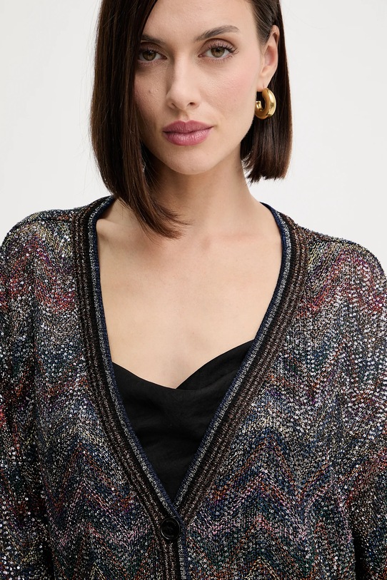 Missoni cardigan bleumarin DS25WM0T.BC005G
