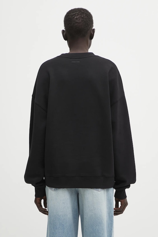 Odzież Anine Bing bluza bawełniana miles A.08.11374 czarny