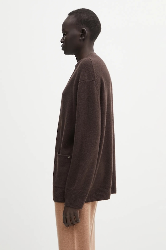 Кашмирена жилетка Anine Bing jackson A.09.10222 кафяв AW25