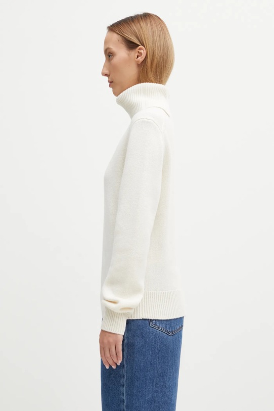 Anine Bing sweter wełniany idra A.09.11270 beżowy AW25