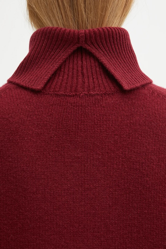 Anine Bing sweter wełniany idra bordowy A.09.11270