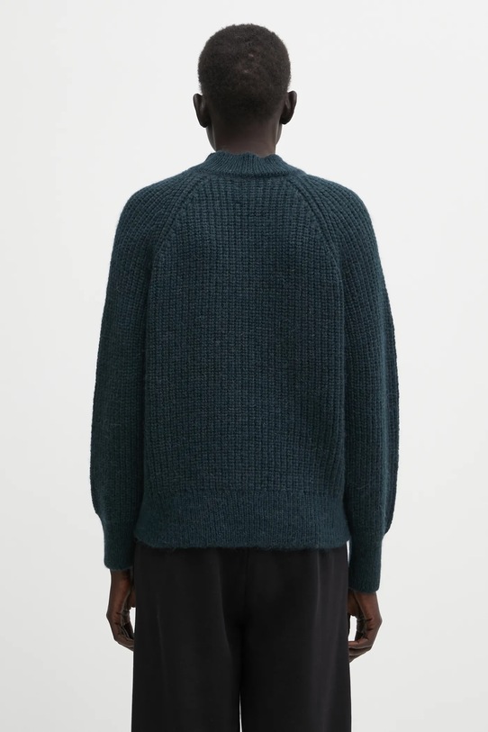 Odzież Anine Bing sweter z dodatkiem wełny kendrick A.09.11461 zielony