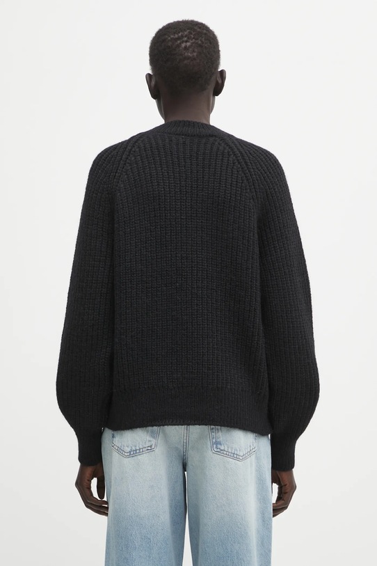 Odzież Anine Bing sweter z dodatkiem wełny kendrick A.09.11461 czarny