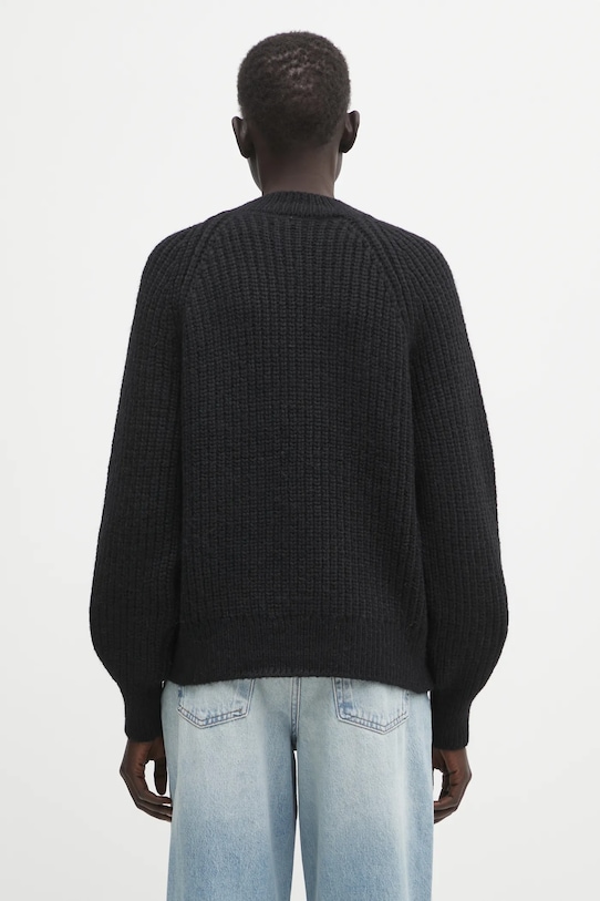 Odzież Anine Bing sweter z dodatkiem wełny kendrick A.09.11461 czarny