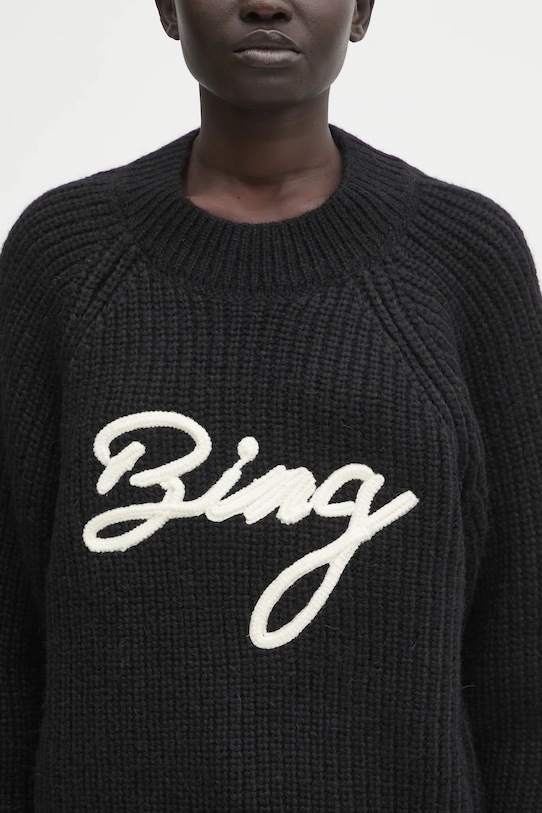 Anine Bing sweter z dodatkiem wełny kendrick czarny A.09.11461