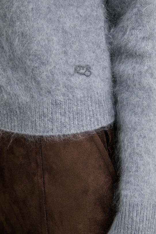 Rag & Bone kardigan kaszmirowy RG6425F6MCA szary