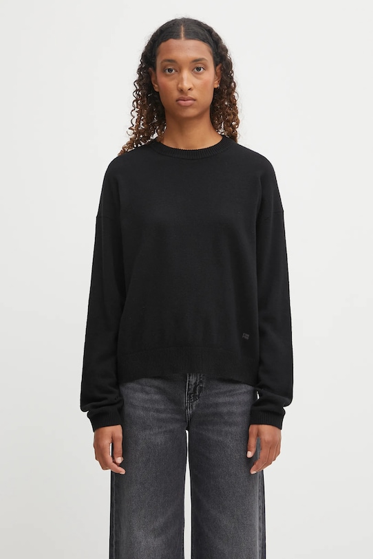 Светр із додаванням вовни Napapijri D-Mis середньої щільності чорний NP0A88XL9411