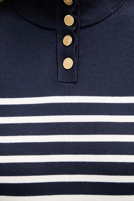 Tommy Hilfiger sweter WW0WW47467 granatowy