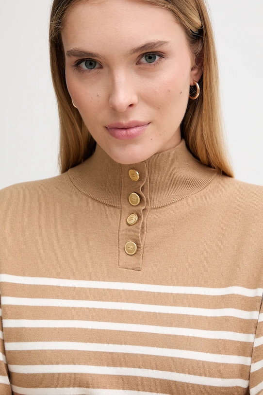 Sveter Tommy Hilfiger béžová WW0WW47467