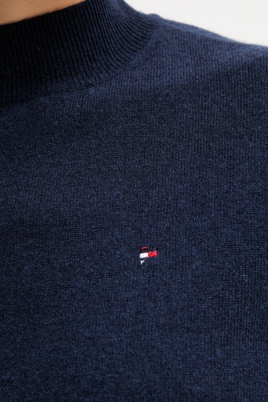 Шерстяной свитер Tommy Hilfiger WW0WW47468 тёмно-синий