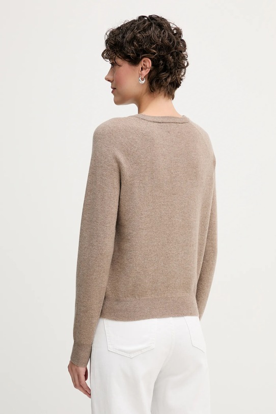Odzież Tommy Hilfiger sweter wełniany WW0WW47470 brązowy
