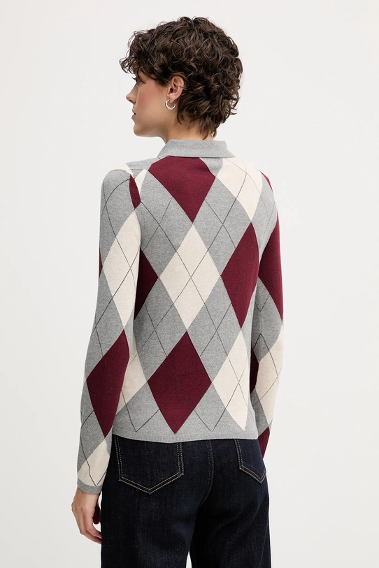 Odzież Tommy Hilfiger sweter bawełniany WW0WW48393 szary