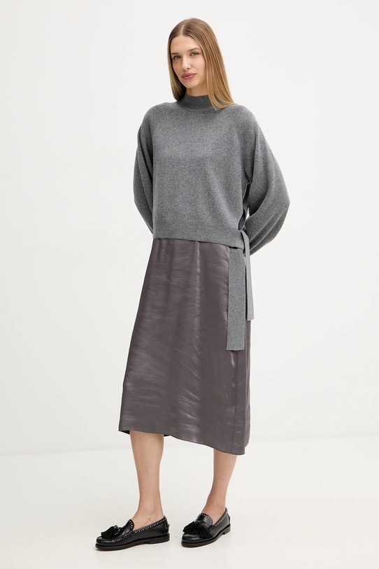 Φόρεμα και πουλόβερ BOSS 50547867 γκρί AW25