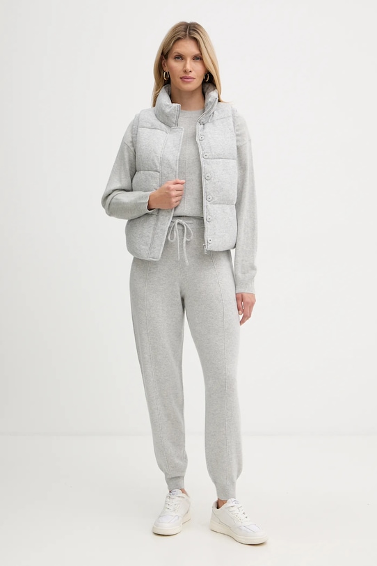 BOSS pulover de cașmir 50547883 gri AW25