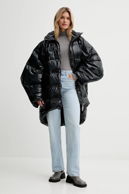 Calvin Klein longsleeve z dodatkiem wełny LV044D239G szary AW25