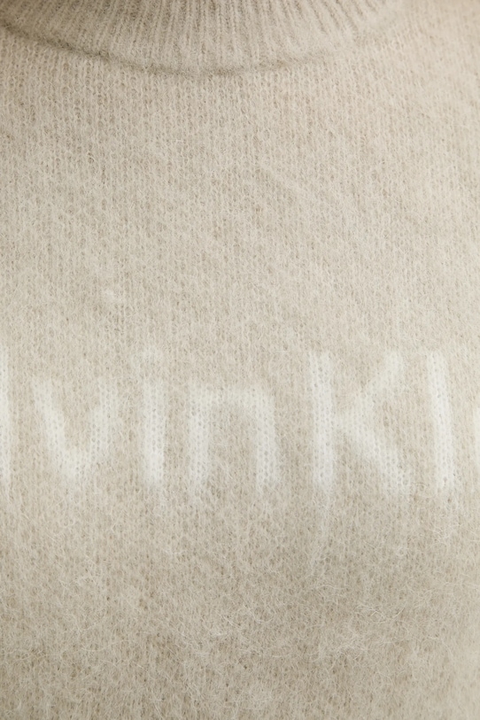 Свитер с добавлением шерсти Calvin Klein LV044D359G бежевый