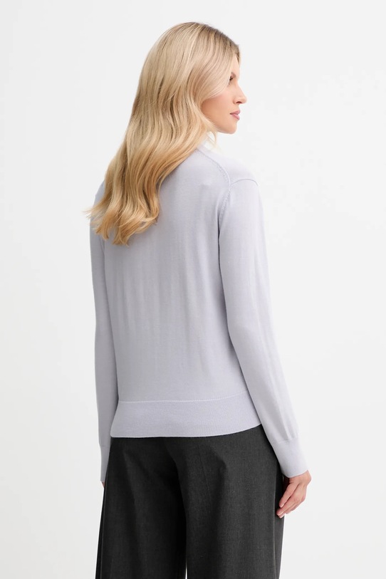 Odzież Calvin Klein sweter z dodatkiem wełny LV044D371G fioletowy