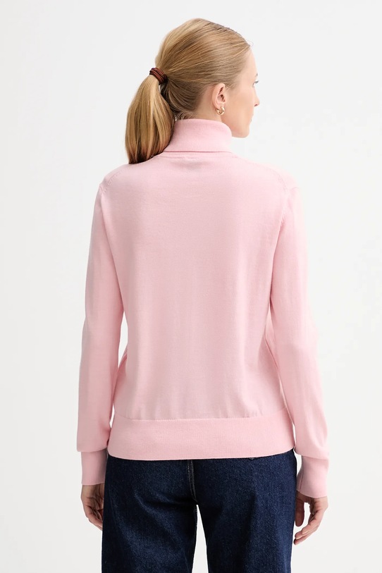 Odzież Calvin Klein sweter z dodatkiem wełny LV044D371G różowy