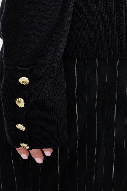 Barbour sweter z wełną CARLBY LKN1686