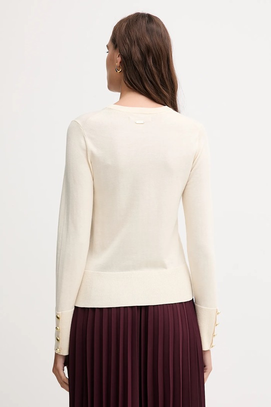 Odzież Barbour sweter z wełną CARLBY LKN1686 beżowy