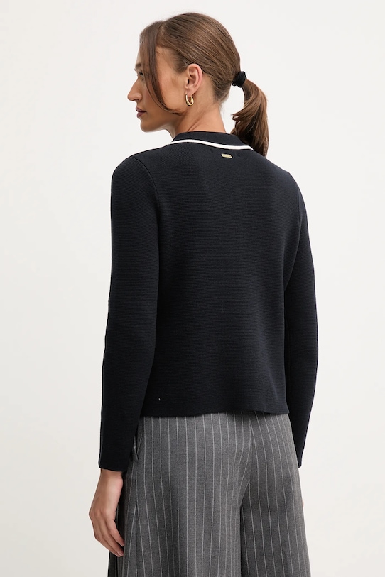 Oblečenie Bavlnený kardigán Barbour COLLEEN LKN1668 tmavomodrá