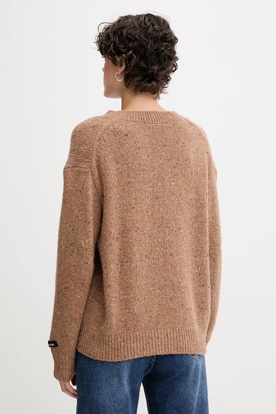 Odzież Calvin Klein Jeans sweter LV044D328G brązowy