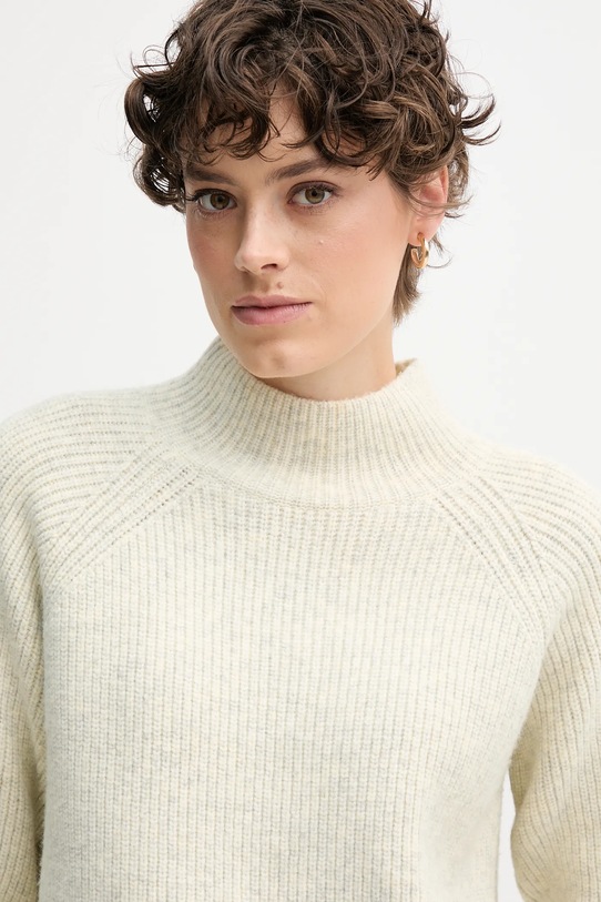 Calvin Klein Jeans maglione in misto lana beige LV044D372G