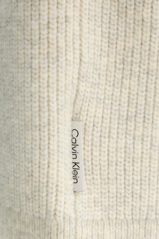 Pulover s primesjo volne Calvin Klein Jeans LV044D372G bež