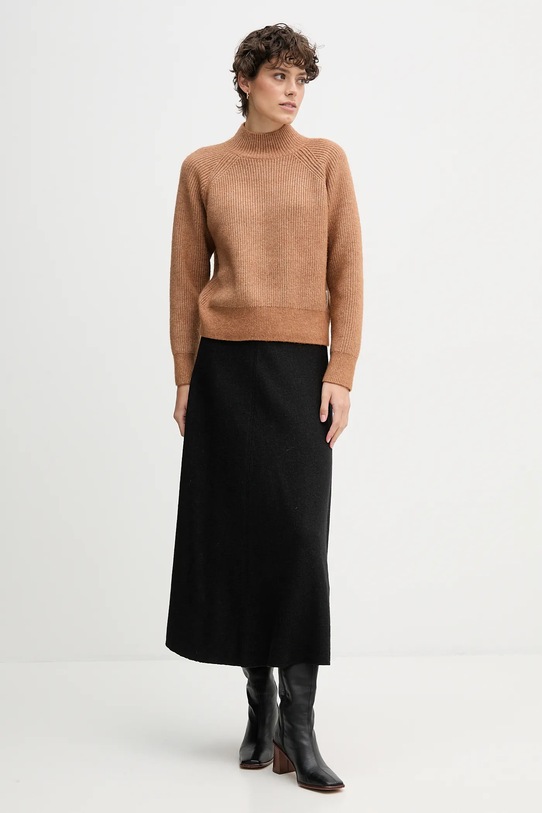 Calvin Klein Jeans pulover din amestec de lână LV044D372G maro AW25