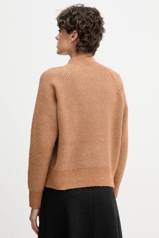 Одежда Свитер с примесью шерсти Calvin Klein Jeans LV044D372G коричневый