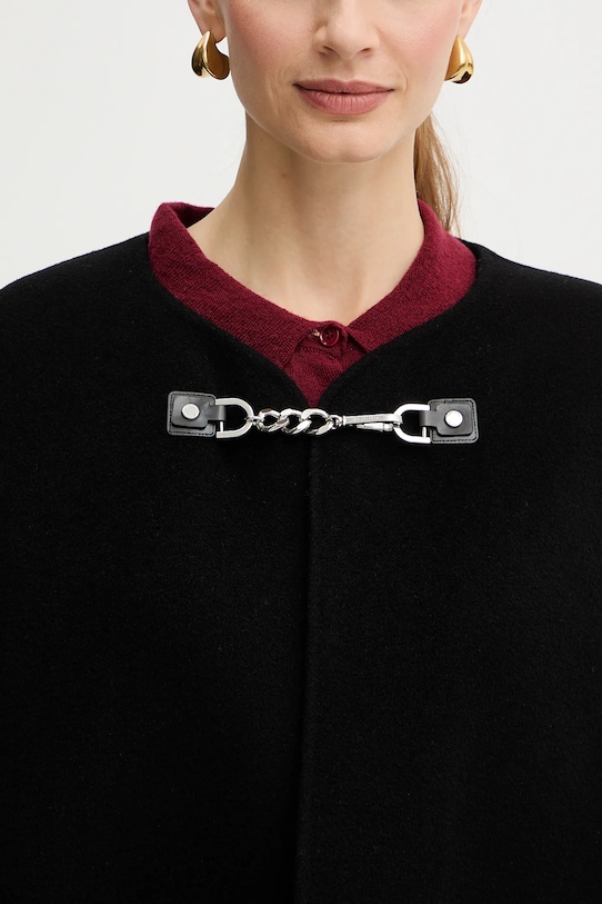 MICHAEL Michael Kors poncho de lână MF520J6GBX negru