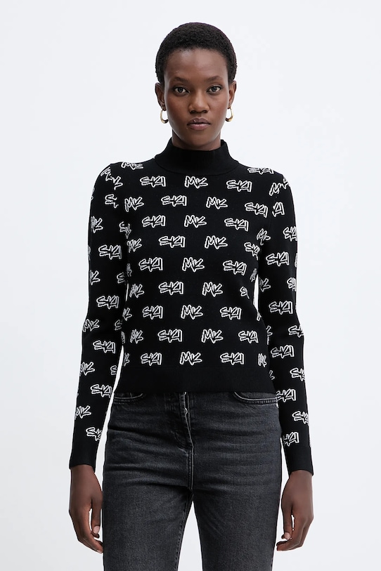 MICHAEL Michael Kors sweter pozostałe czarny MF561COK0M