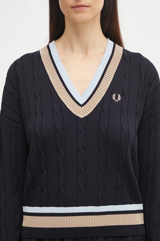 Fred Perry maglione blu navy K1102