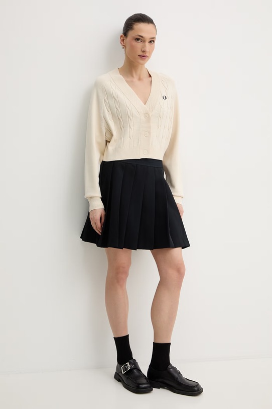 Fred Perry kardigan K1105 beżowy AW25