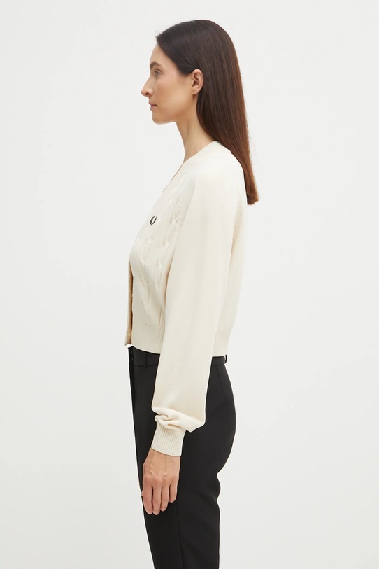 Fred Perry kardigan K1105 beżowy AW25