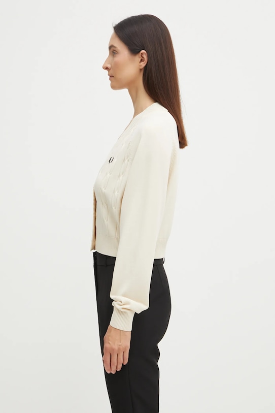Fred Perry cardigan K1105 beige AW25