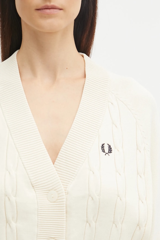 Fred Perry cardigan beige K1105