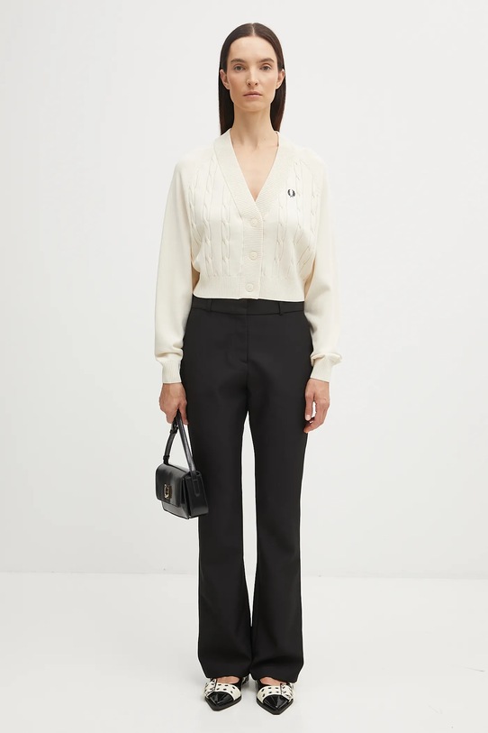 Fred Perry kardigan K1105 beżowy