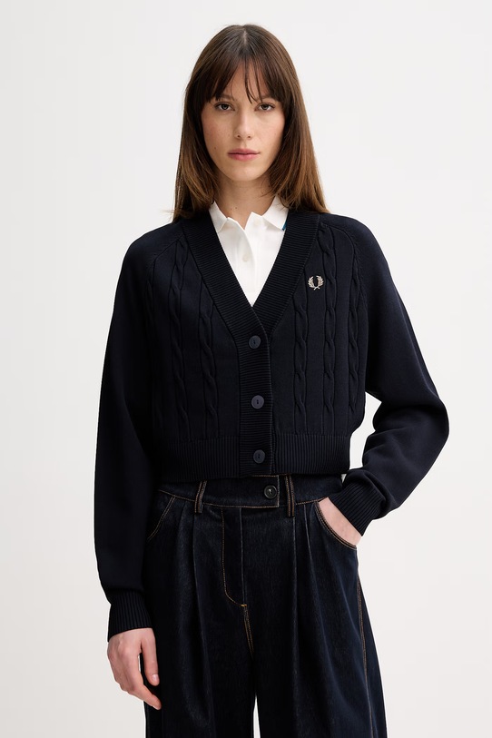 Fred Perry kardigan pozostałe granatowy K1105