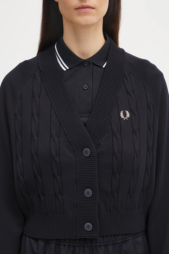 Fred Perry cardigan blu navy K1105