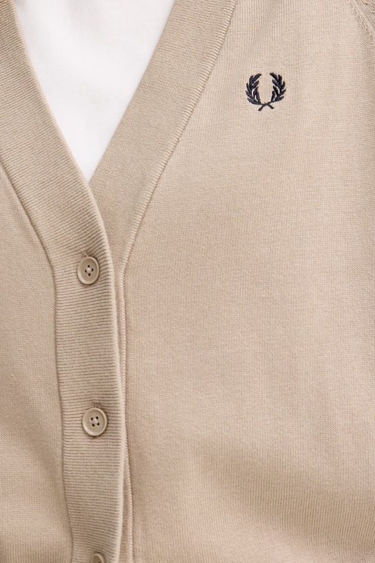 Fred Perry kardigan bawełniany K1120 beżowy