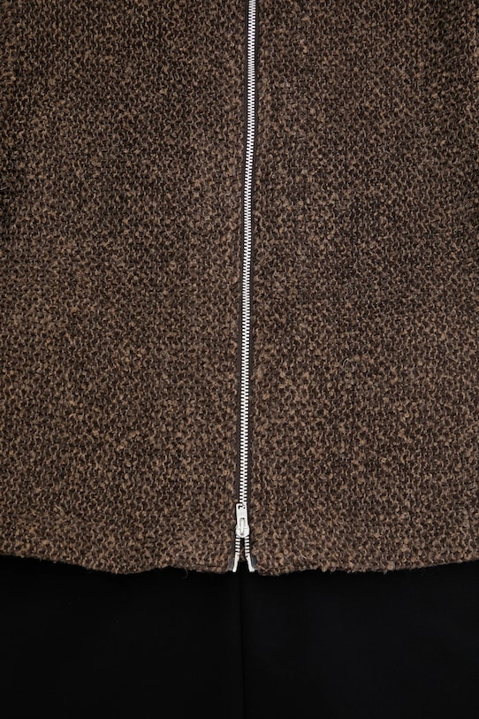 Our Legacy kardigan z dodatkiem wełny brązowy W4256SB