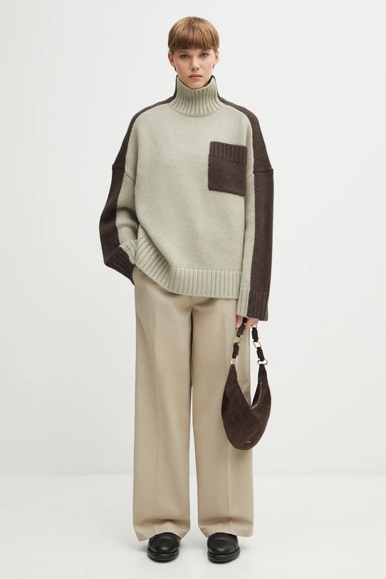 JW Anderson wool blend sweater Two Tone Patch Pocket KW1402.YN0367