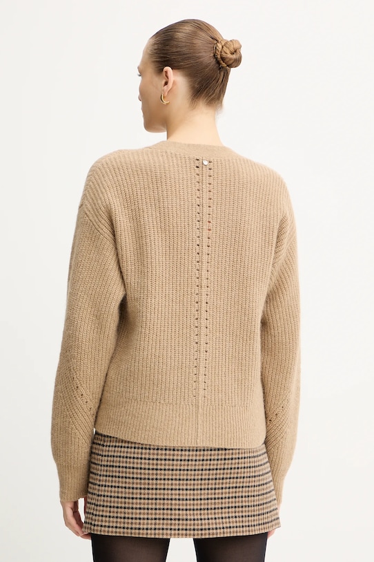 Oblečení Kardigan s vlnou BOSS Orange 50548940 béžová