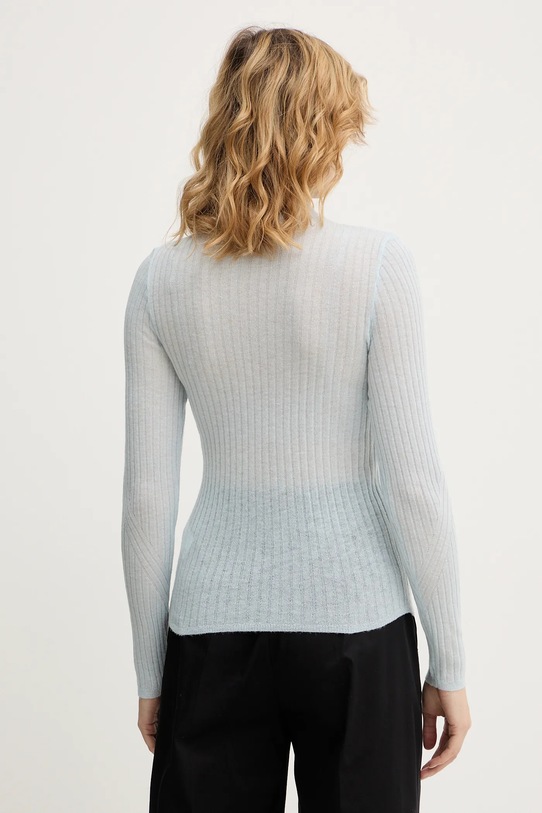 Odzież BOSS Orange sweter z dodatkiem wełny 50549391 niebieski