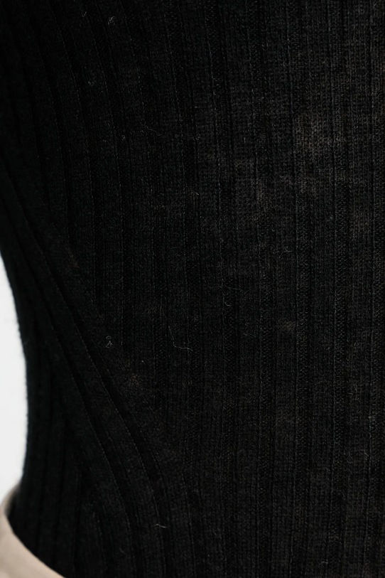 BOSS Orange sweter z dodatkiem wełny 50549391 czarny