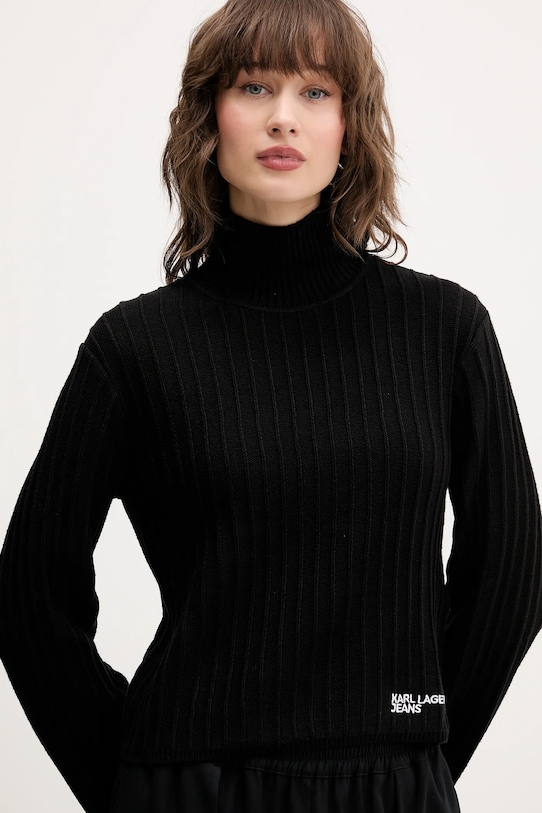 Karl Lagerfeld Jeans pulover negru A4W18021