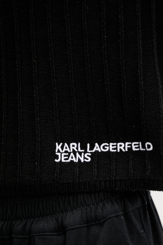Karl Lagerfeld Jeans pulover A4W18021 negru