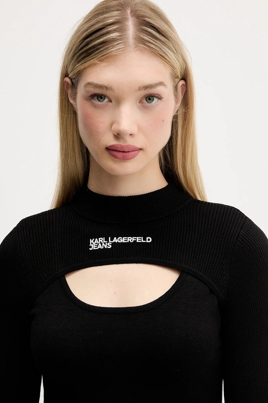 Karl Lagerfeld Jeans pulover negru A4W18013