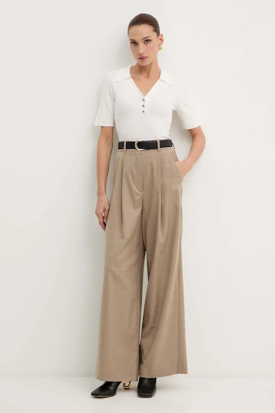 Morgan bluzka MBANA beżowy AW25